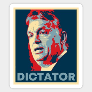 Orban Viktor Dictator Face Sticker